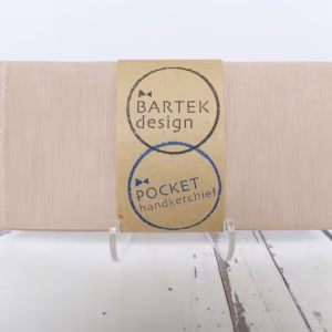 Beige lommetørklæde