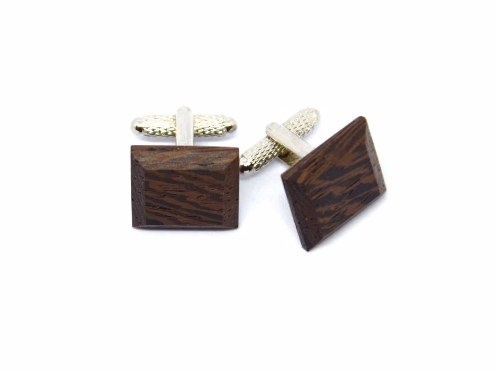 Manchetknapper i Wenge-wood 2 Manchetknapper i Wenge-wood - Billede 2