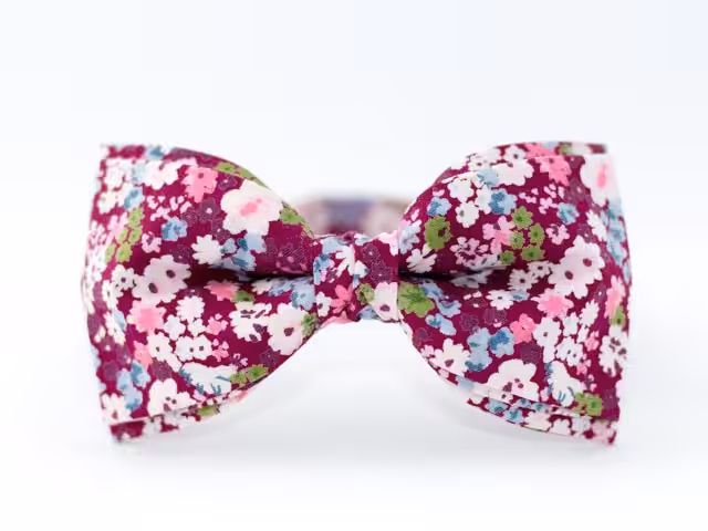 Magenta butterfly med blomster 1 Magenta butterfly med blomster