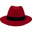 Rød Fedora hat 2