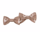 Beige jule-butterfly til far og søn 3 Sæt med beige jule-butterfly til far og søn